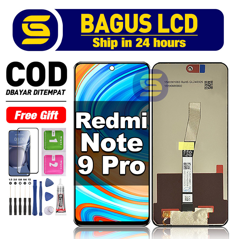 Jual LCD Redmi Note 9 Pro Fullset hp layar Touchscreen untuk Glass ...
