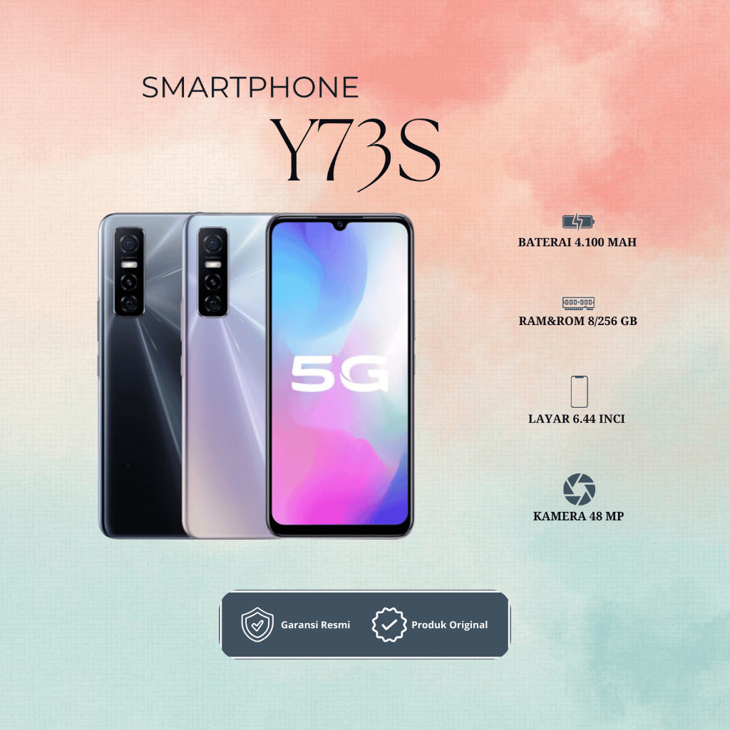 Jual HP VIVO Y73S RAM 8/256 GB KAMERA 48MP LAYAR 6.44 INCI ORIGINAL ...