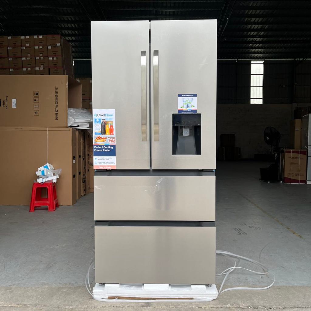 Jual Door Refrigerator Stainless Steel Body 628L 4 Door Fridge Air ...
