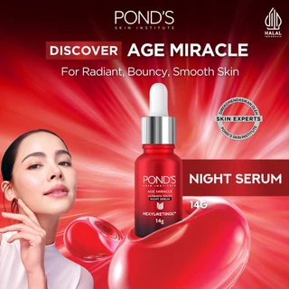 Jakarta Fashion Week 2025 - Pond's Age Miracle Hexyl Retinol: Niacinamide + Hexylresorcinol + Retinol-C. Night Serum 14 gr Mencerahkan Kulit dalam 7 hari dengan 10x kekuatan Anti Aging Terbaik)