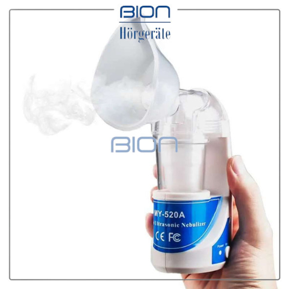 Jual BION Nebulizer Alat Uap Bantu Pernafasan Asma Inhalasi MY-520A ...
