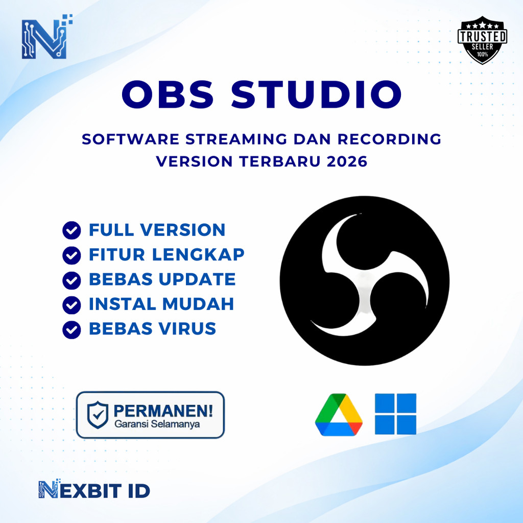 Jual OBS Studio 2026 Full Version Original Lifetime Perekam Layar dan ...