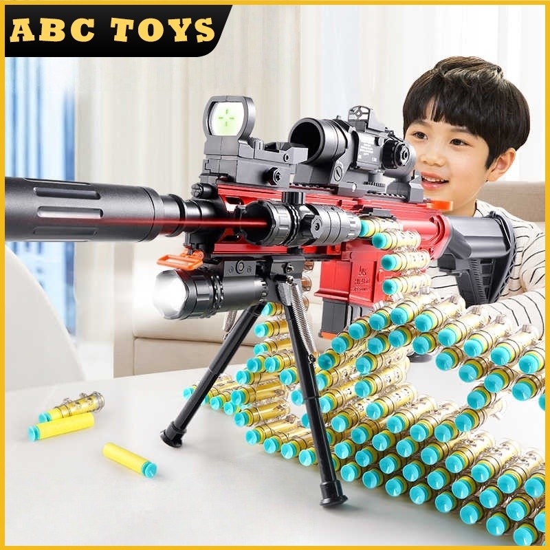 Jual ABC TOYS M416 ASSAULT RIFLE Tembakan EVA Soft Bullet Series 806 ...