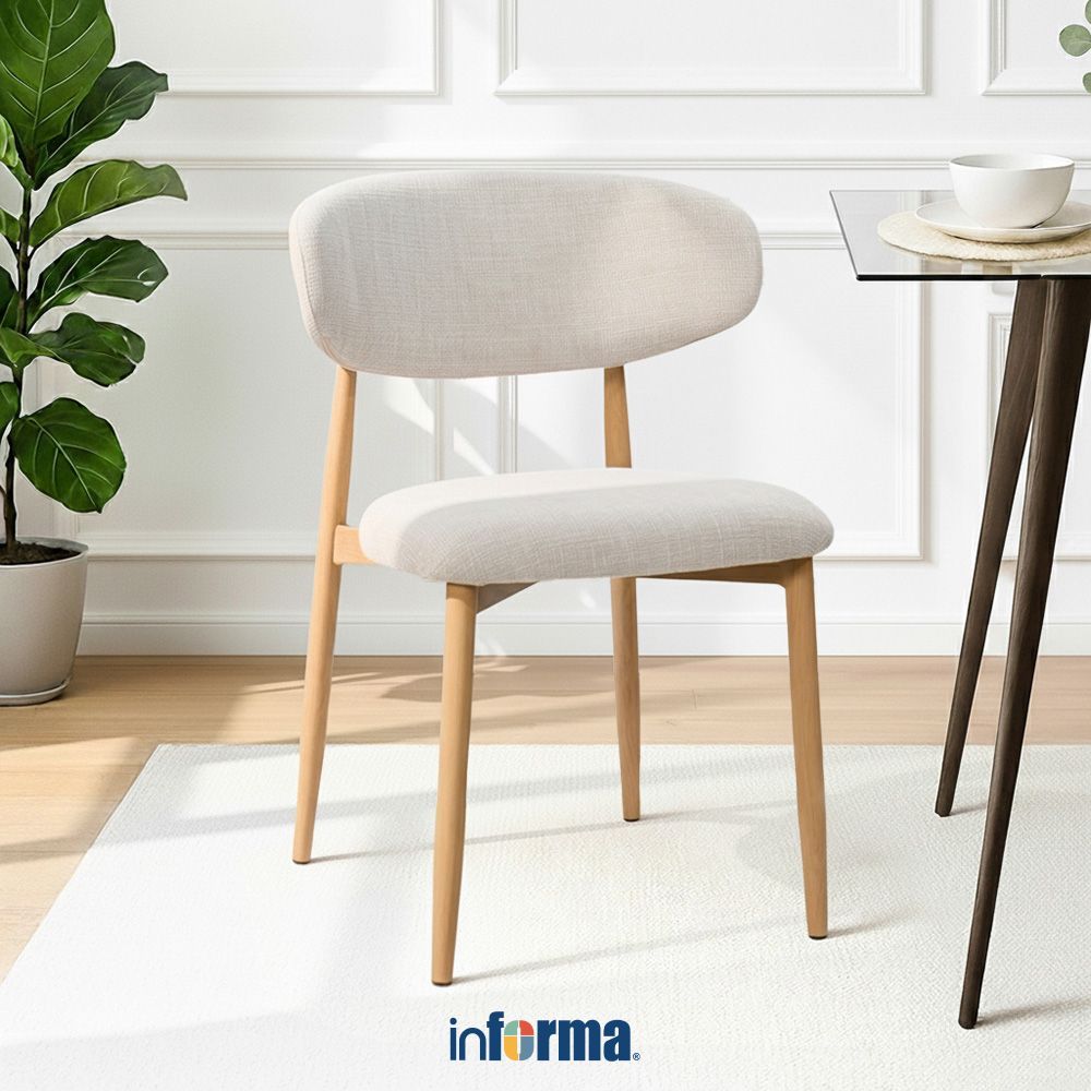Jual Informa Howell Kursi Makan Fabric - Bangku Makan Dining Chair ...