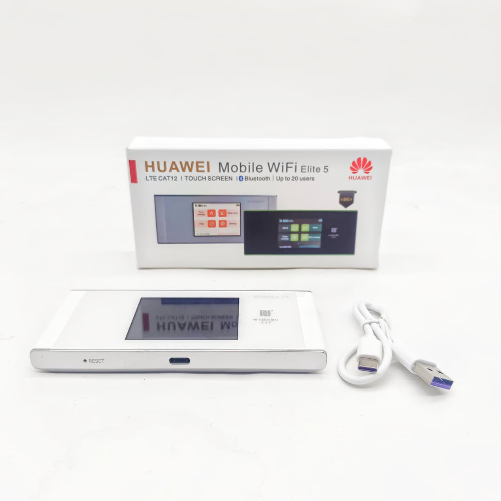 Jual Huawei Modem MIFI 4G Elite 5 W05 NFC Dukungan Dual Band WIFI 2.4G ...