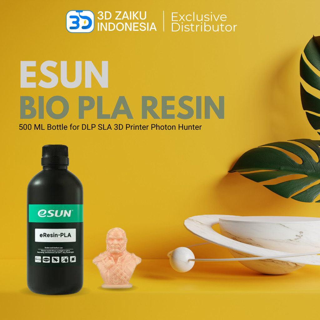 Jual eSUN Bio PLA Resin 500 ML Bottle for DLP MSLA LCD 3D Printer ...