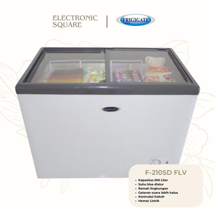 Jual Chest Freezer FRIGIGATE F-210SDFLV Kapasitas 200 Liter - Glass ...
