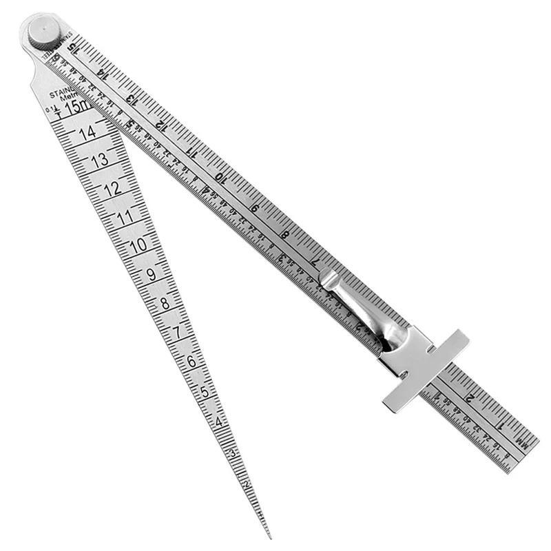 Jual Taper Gauge Gap Measurement Tools Steel Ruler Wedge Valve ...