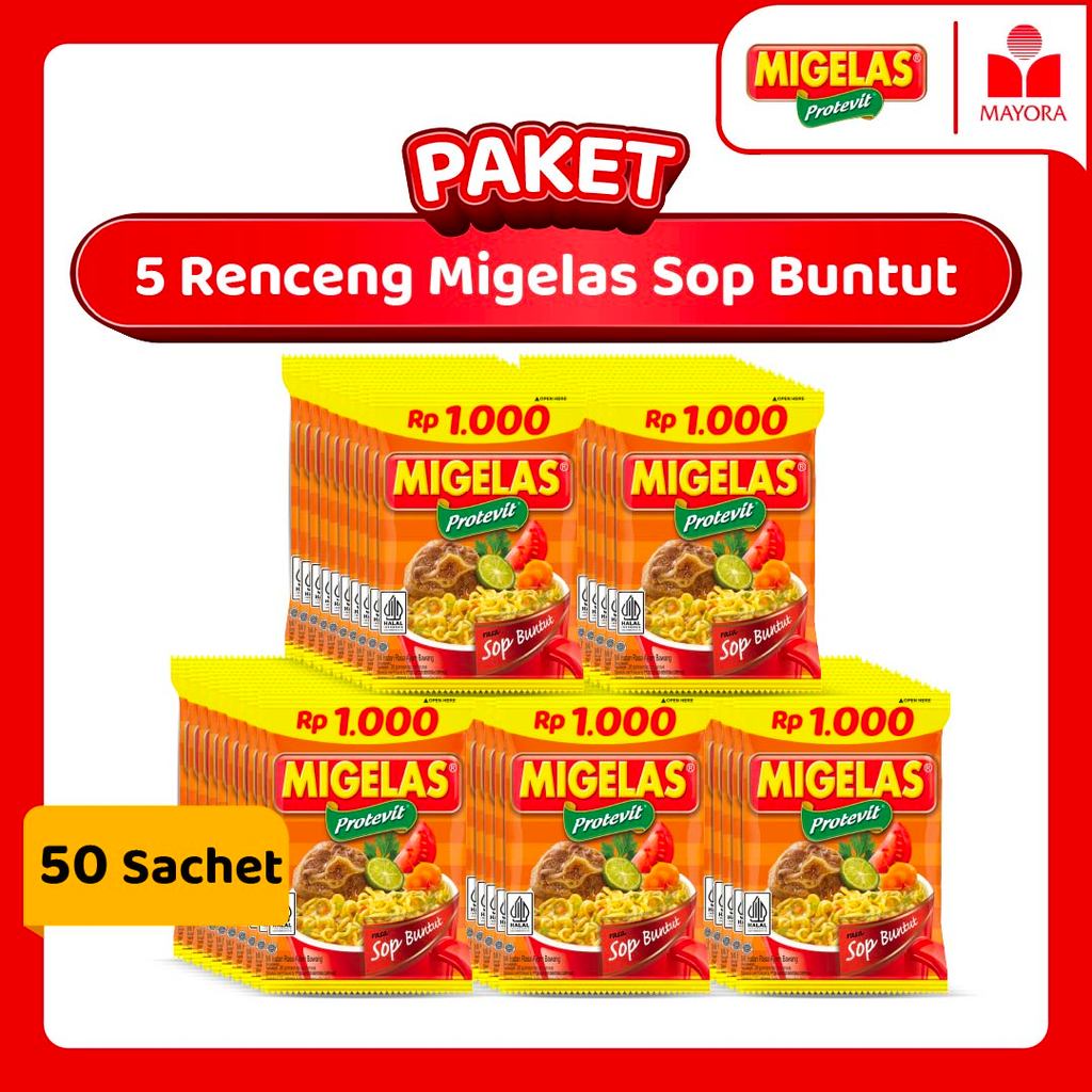 Jual Paket 5 Renceng Migelas Sop Buntut | Shopee Indonesia