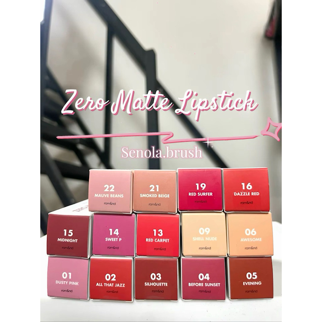 Jual ROM@MD ZERO MATTE LIPSTICK | Shopee Indonesia