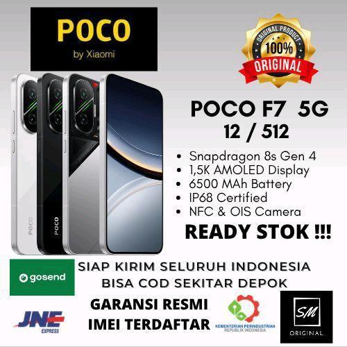 Poco F7 12/512 GB XIAOMI POCO F7 12/512 GB GARANSI RESMI - HITAM