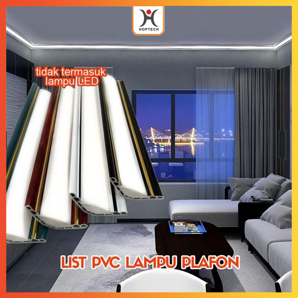 Jual Hoptech - List Lampu Plafon PVC / List Lampu LED Termurah | Shopee ...