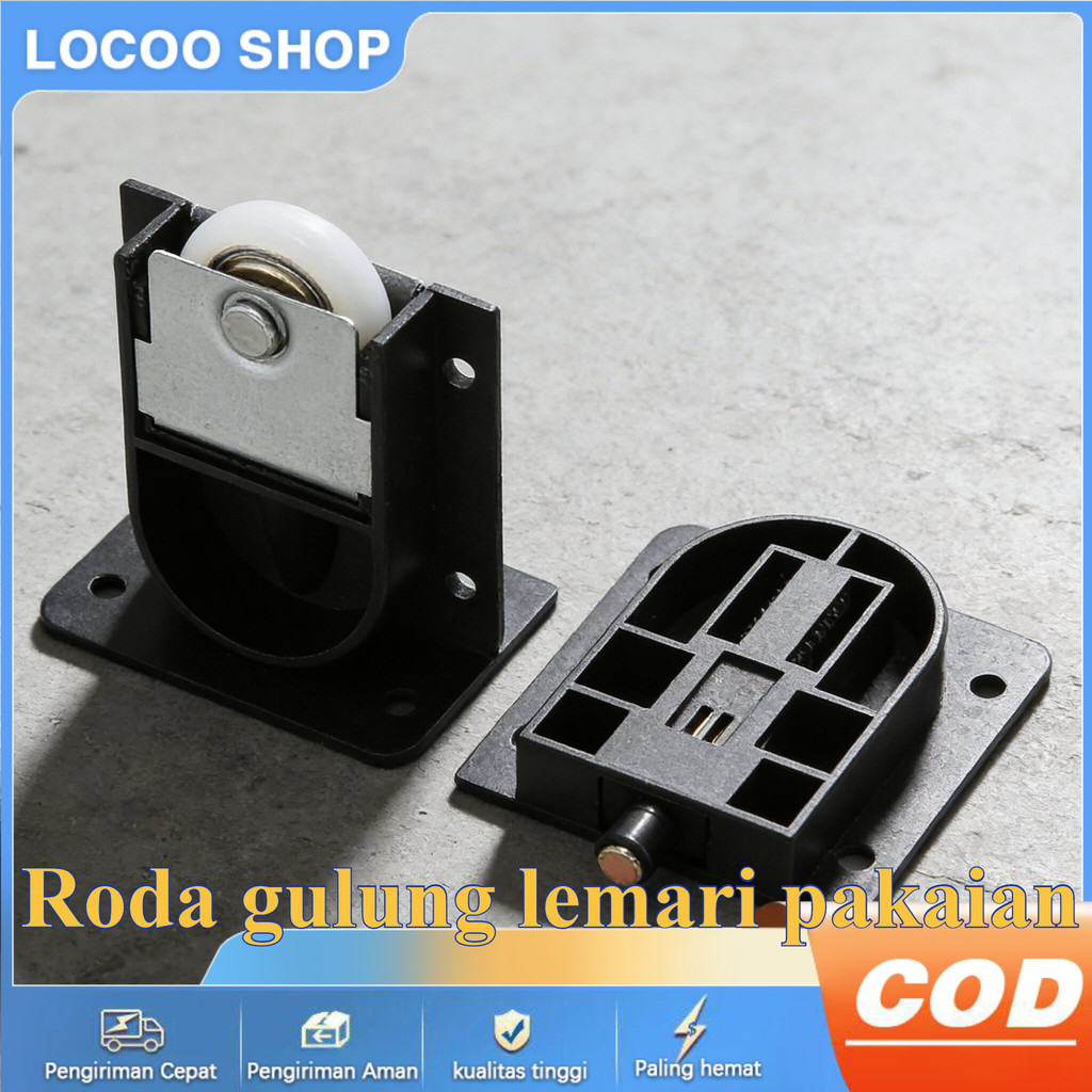 Jual Roda Lemari Plastik, Roda Sliding Pintu Lemari, Roller Lemari ...