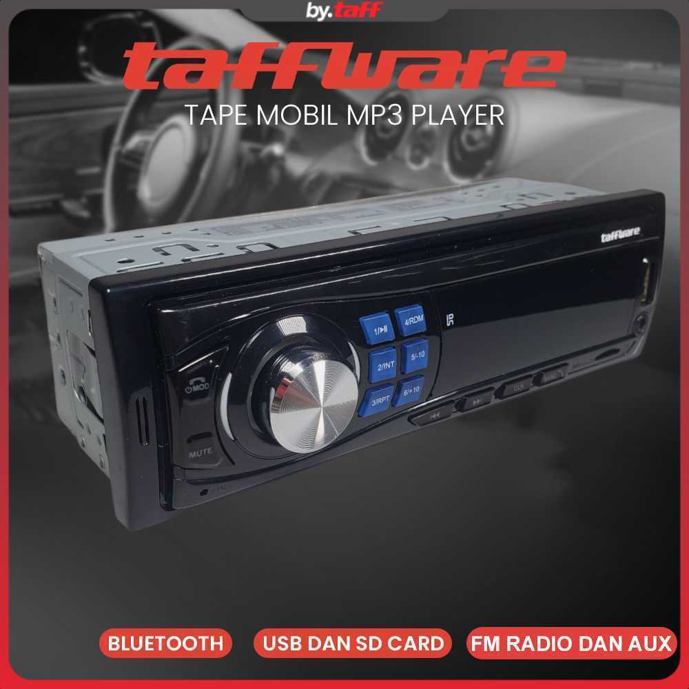 Jual Taffware Tape Mobil Audio MP3 Player Bluetooth Wireless 12 Pin ...