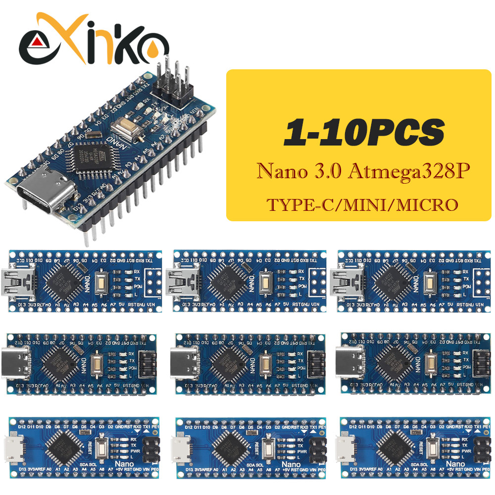 Jual 1-10pcs Nano 3.0 With the bootloader compatible controller CH340 ...
