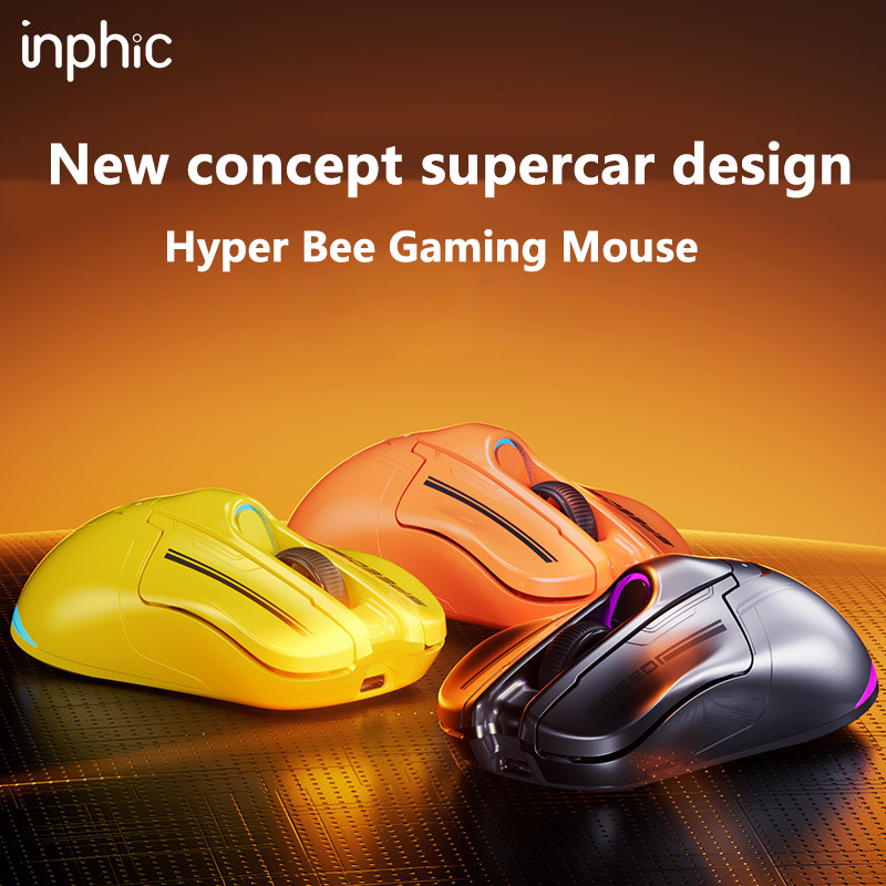Jual INPHIC Hyper Bee Wireless Gaming Mouse Ergonomic 500mA battery ...