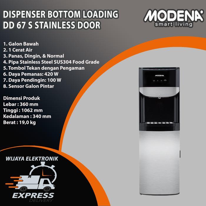 Jual DISPENSER GALON BAWAH MODENA DD67S STAINLESS STEEL | Shopee Indonesia