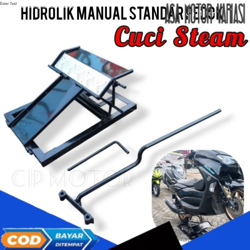 Jual HIDROLIK CUCI MOTOR MANUAL Alat Cuci Motor Portabel Standar Padock ...