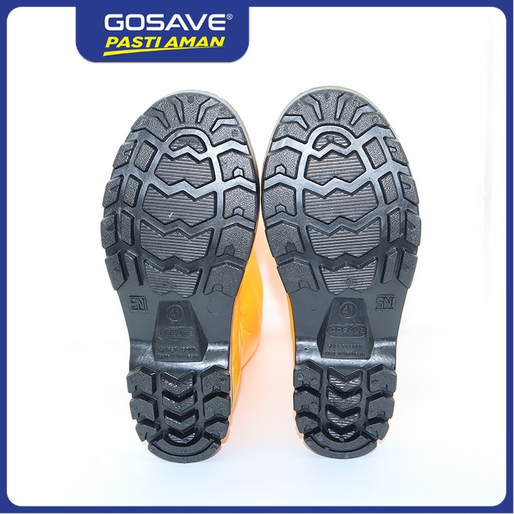 Jual GOSAVE Sepatu Boot Safety Teralion Steel Toe Cap Anti Slip Tahan ...