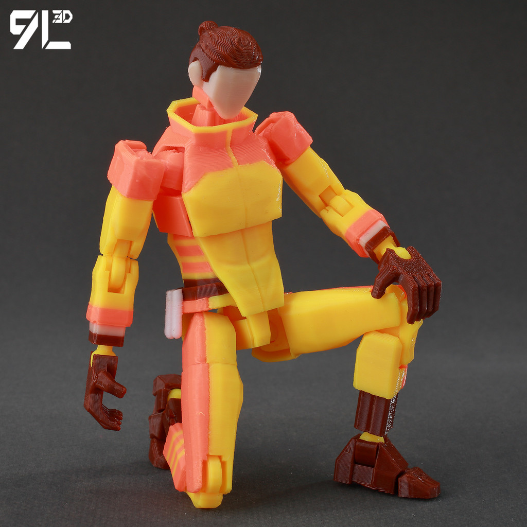 Jual 9L3D Printed Multi-Joint Articulated T13 Lucky13 Action Figure Lex ...