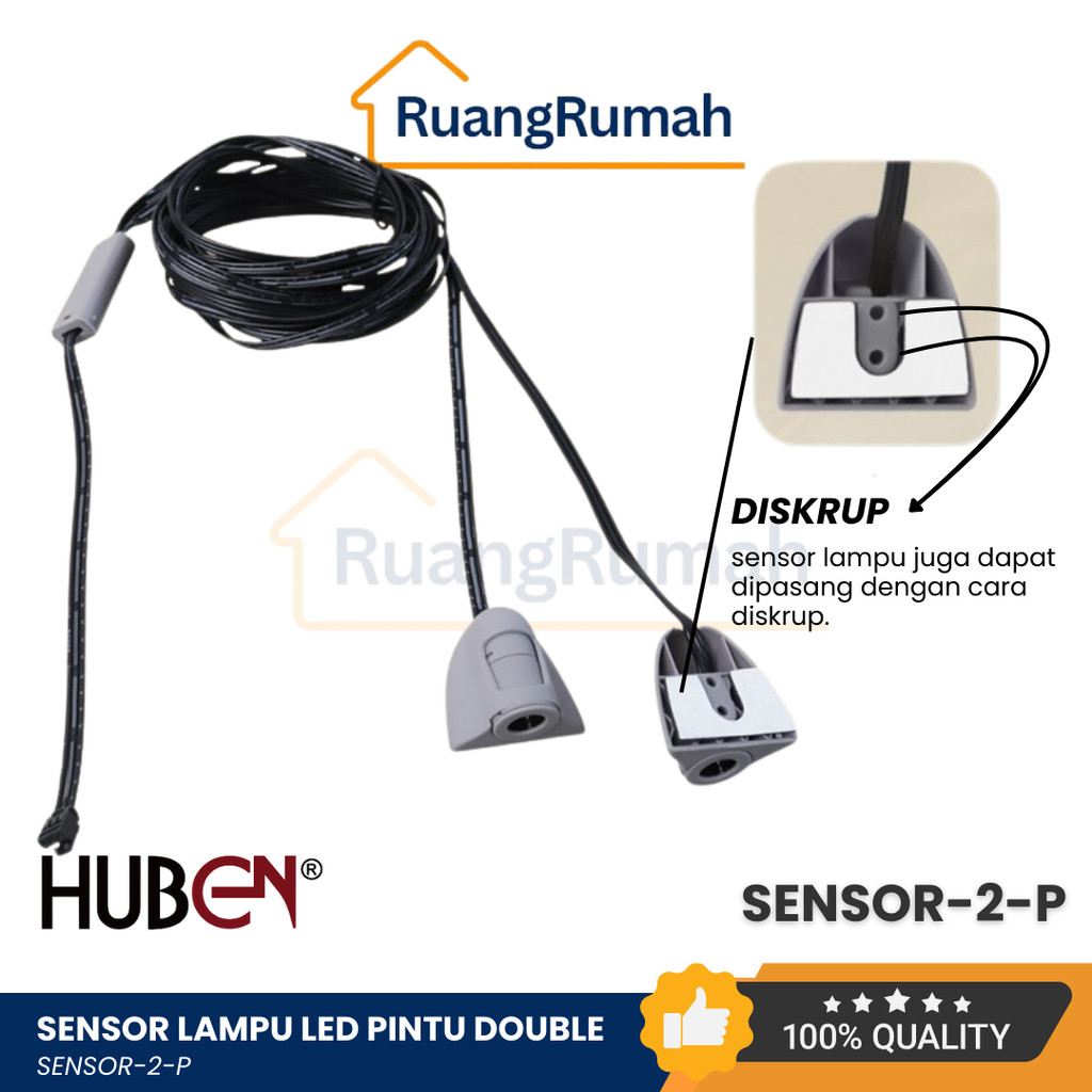 Jual Sensor 2 Pintu Sensor Otomatis Lampu 2 Pintu HUBEN SENSOR-P-2 ...