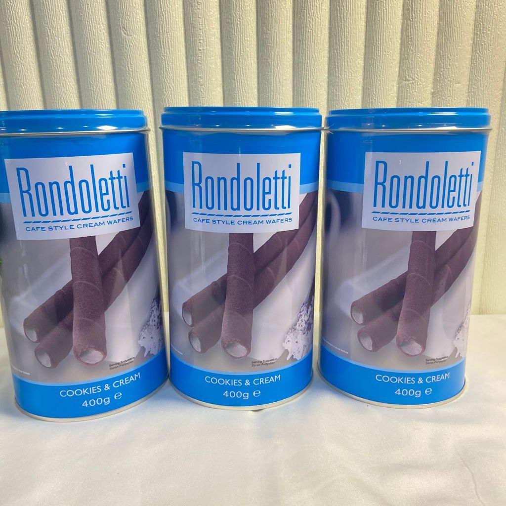 Jual Rondoletti 400gr wafer Stik Krim Premium, Astor Kaleng Original ...