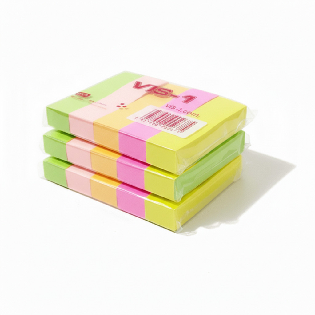 Jual Sticky Notes Mark & Note Vis-1 IM-21 5 Warna Ukuran 76x51mm ...
