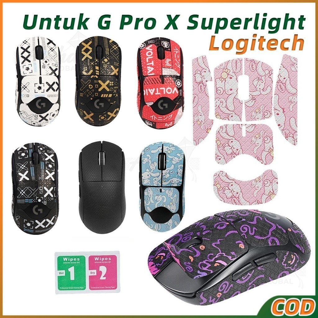 Jual Anti Slip Grip Tape Wireless Gaming Mouse Sticker Mouse Logitech G ...