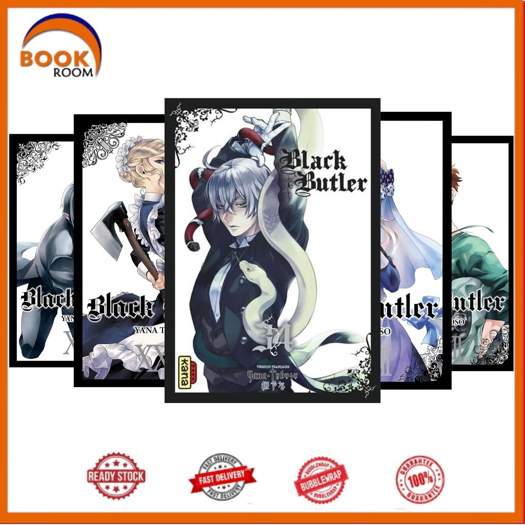 Jual Black Butler Manga (33 Book series) (English) | Shopee Indonesia