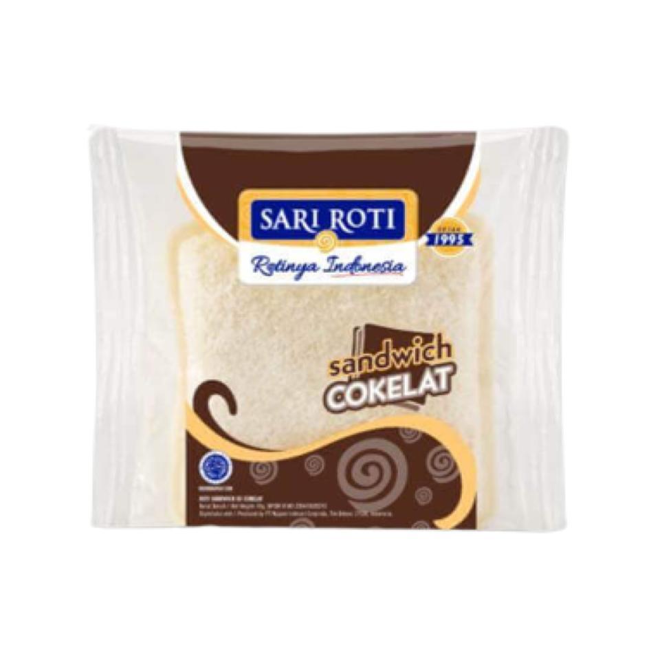 Jual Sari Roti Roti Sandwich Cokelat 49 gr | Shopee Indonesia