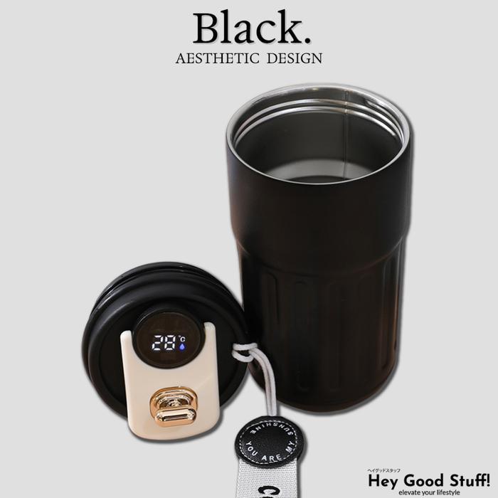 Jual Tumbler Kopi Mug Aesthetic Smart LED Stainless Steel SUS304 ...