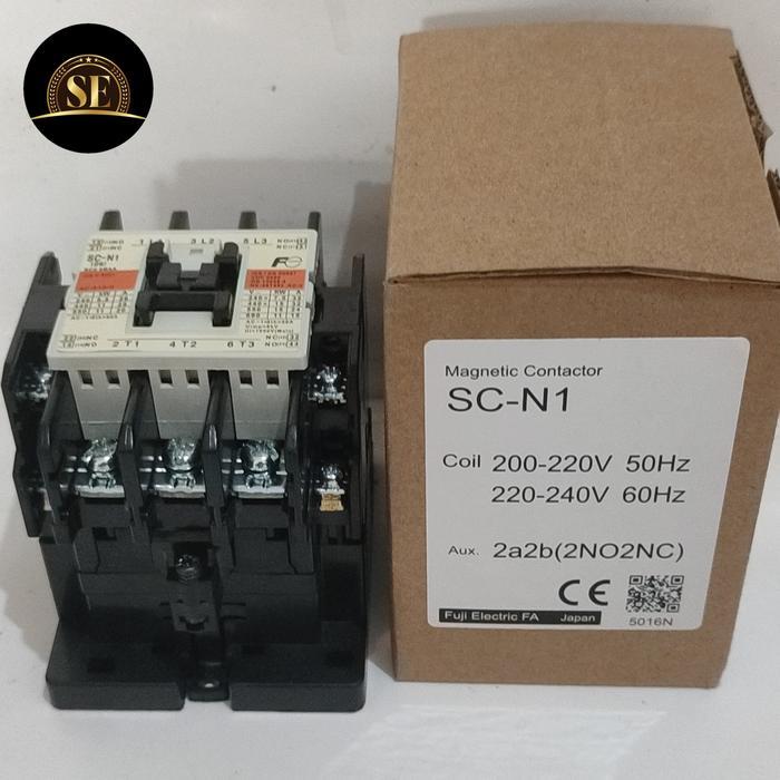 Jual Magnetic Contactor Fuji SC-N1 Kontaktor fuji SCN1 SCN-1 - 220V ...