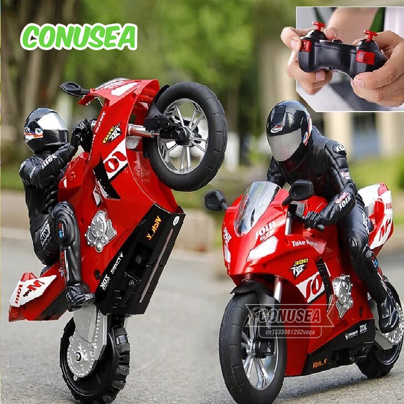 Jual RC Stunt Motorcycle Car 1/6 High Speed Motorbike Model 2.4G Rao ...