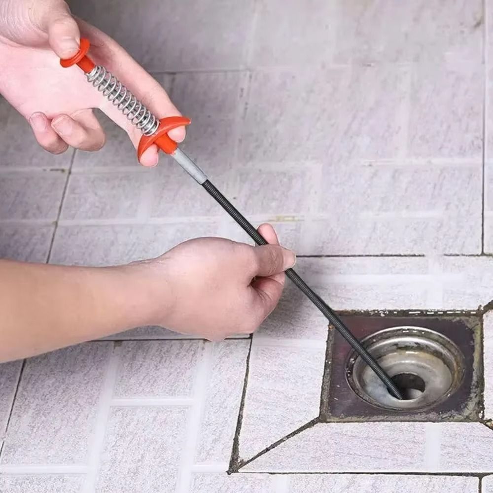 Jual Flexible Design Sink Drain Clog Remover Spring Grip 4 Claw ...