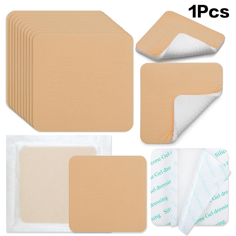 Jual Borderless Foam Dressing Waterproof And High Absorbency Square ...