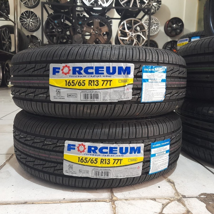 Jual Ban Mobil R13 Ukuran 165/65 Ring 13 Forceum Trideka Lokal Tubles ...