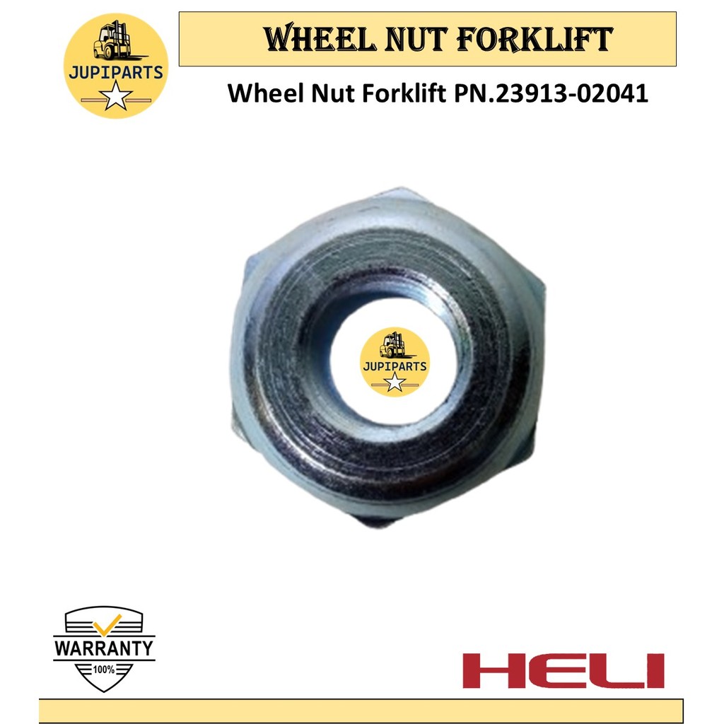 Jual wheel nut forklift mur roda Heli CPCD50 forklift Heli PN 23913 ...