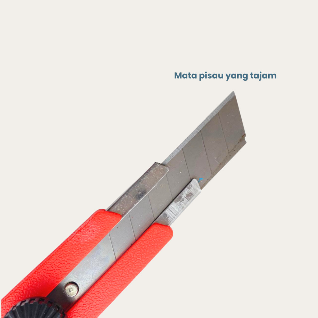 Jual Cutter Besar Davis L-500 Heavy Duty | Utility Knife Pisau Cutter ...