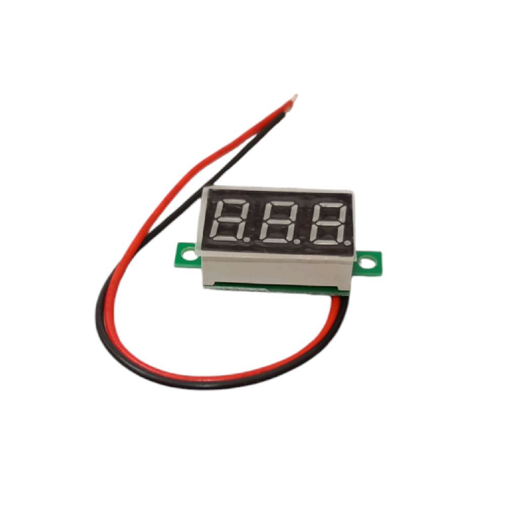 Jual Voltmeter Digital Mini LED 12V Non Frame | Shopee Indonesia