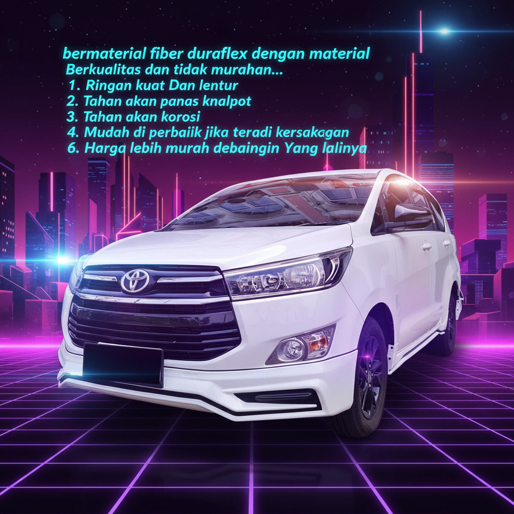 Jual bodikit Bodykit kijang Innova trd 2016-2020 BODY KIT INNOVA REBORN ...