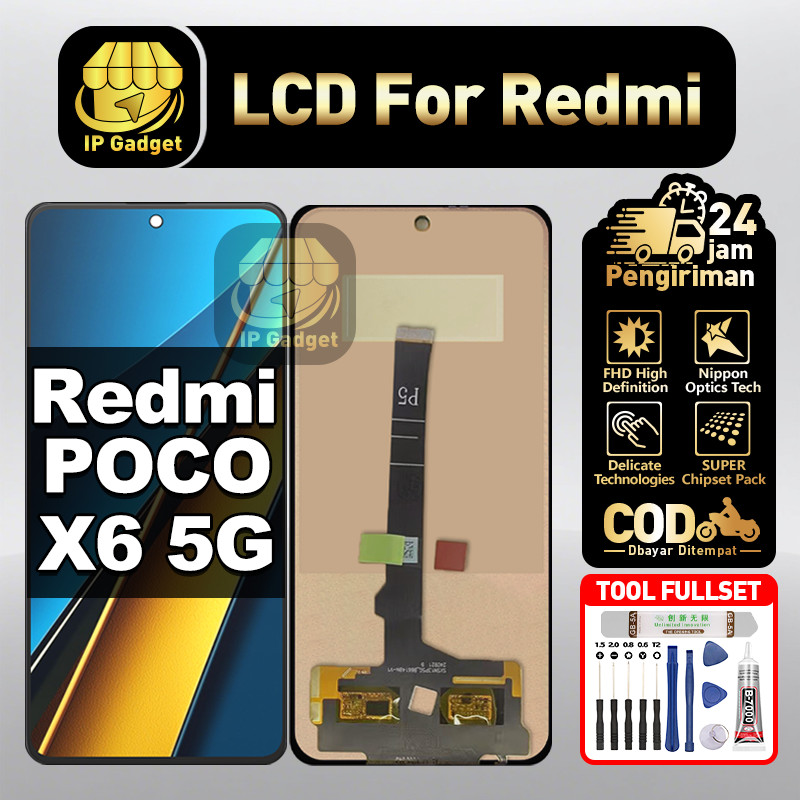 Jual LCD POCO X6 5G Fullset LCD HP Touchscreen Layar Sentuh Touch ...