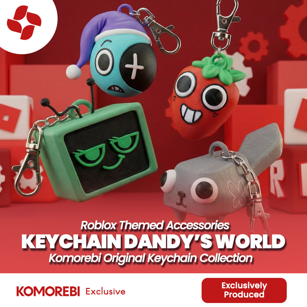 Jual Gantungan Kunci Roblox Dandy's World 3D Keychain Vee Sprout Pebble ...