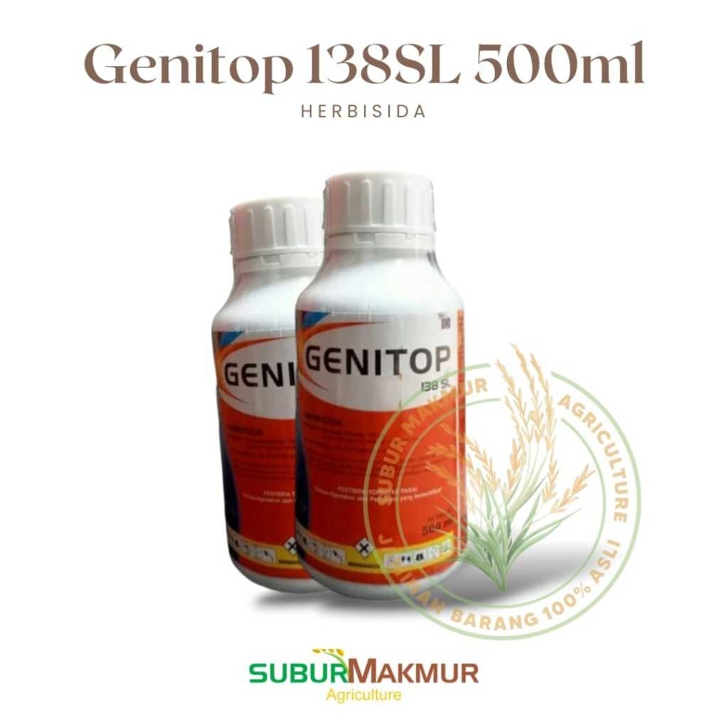 Jual Herbisida Genitop 138SL 500ML Parakuat Diklorida Pengendali Gulma ...