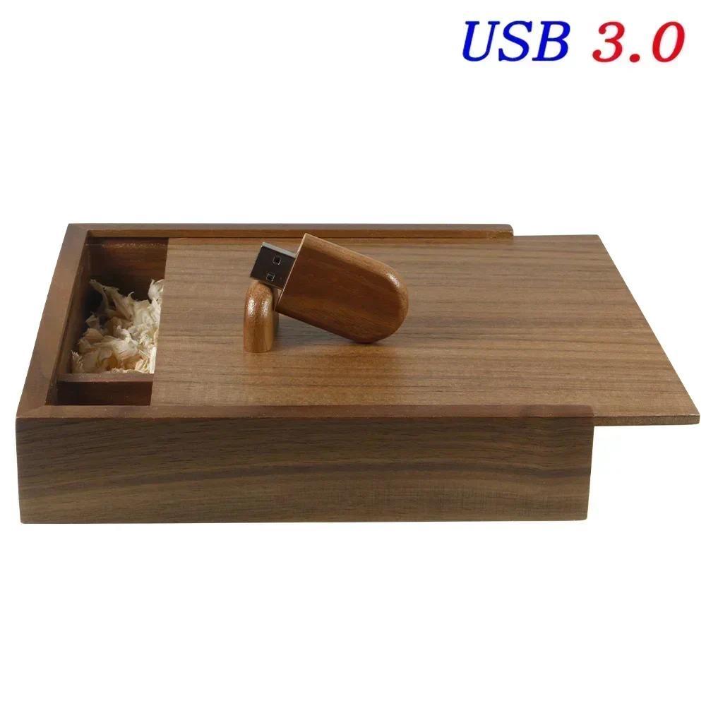 Jual JASTER Wooden Photo Album box USB 3.0 Flash Drives 128GB Pen drive ...