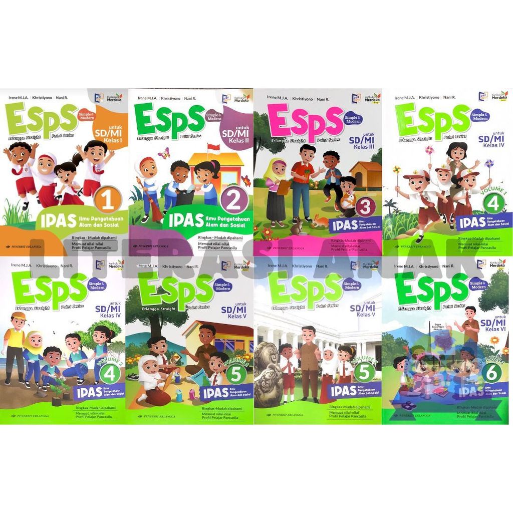 Jual Esps Ipas Kelas 1 2 3 4 5 6 SD / MI Kurikulum Merdeka (Revisi ...