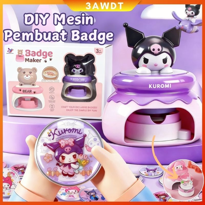 Jual [COD] DIY Mesin Pembuat Pin Badge Mainan Edukatif Anak Perempuan ...