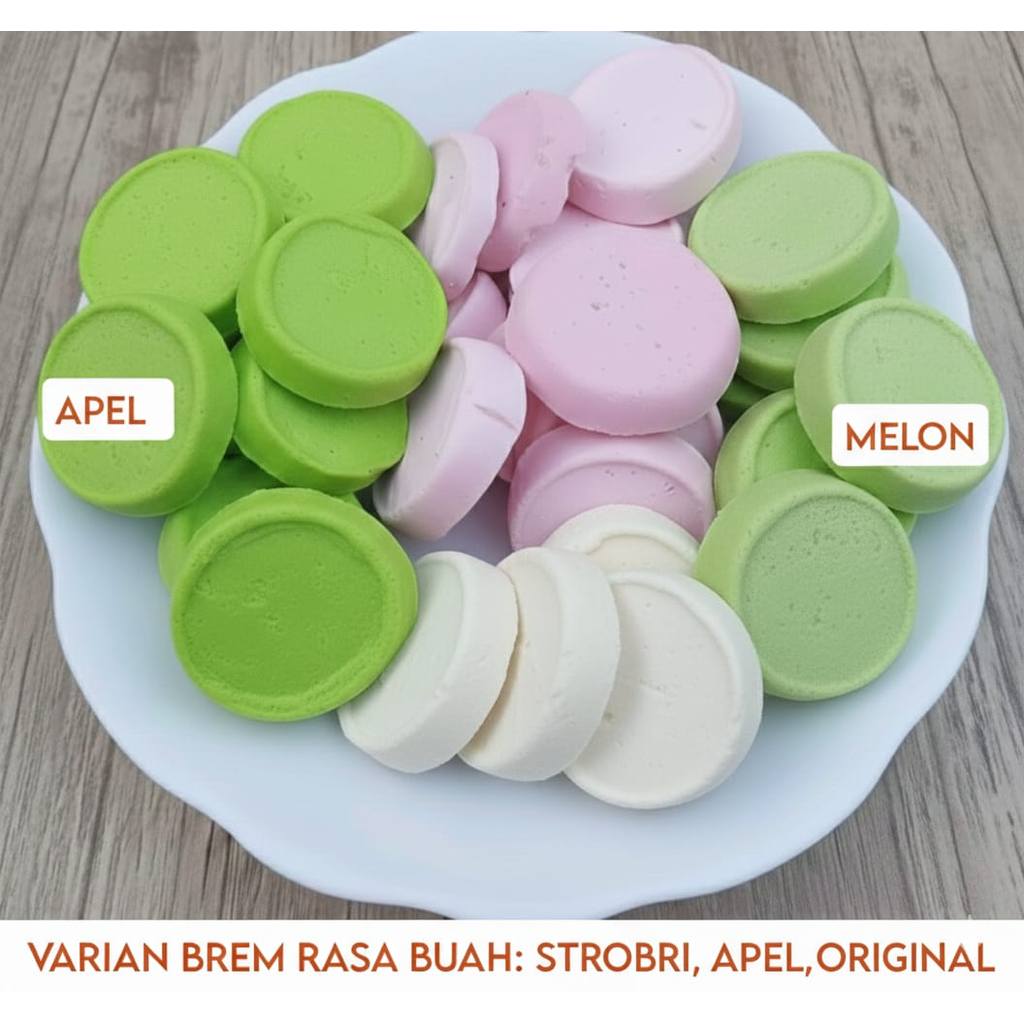 Jual Brem Rasa Buah Premium Tektur Padat Dan Kering Isi Lebih Banyak ...