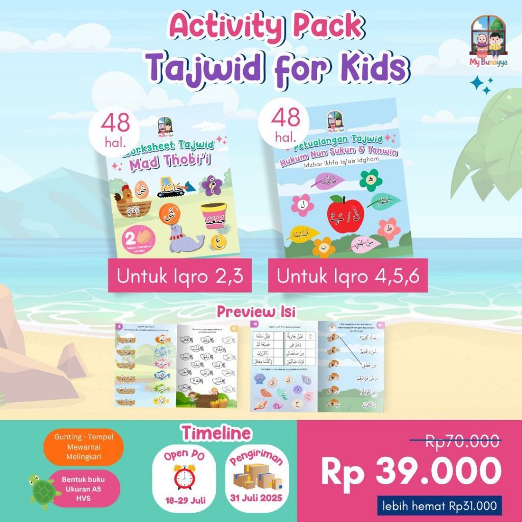Jual [Ready Stock] Ngaji Coding For Kids Activity Pack My First ...