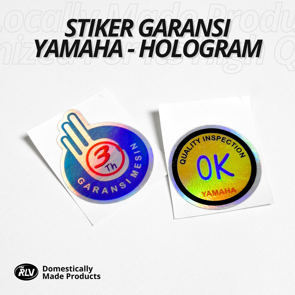 Jual Stiker Sticker Garansi Yamaha 3 Tahun - Label Logo Guarante Ok ...