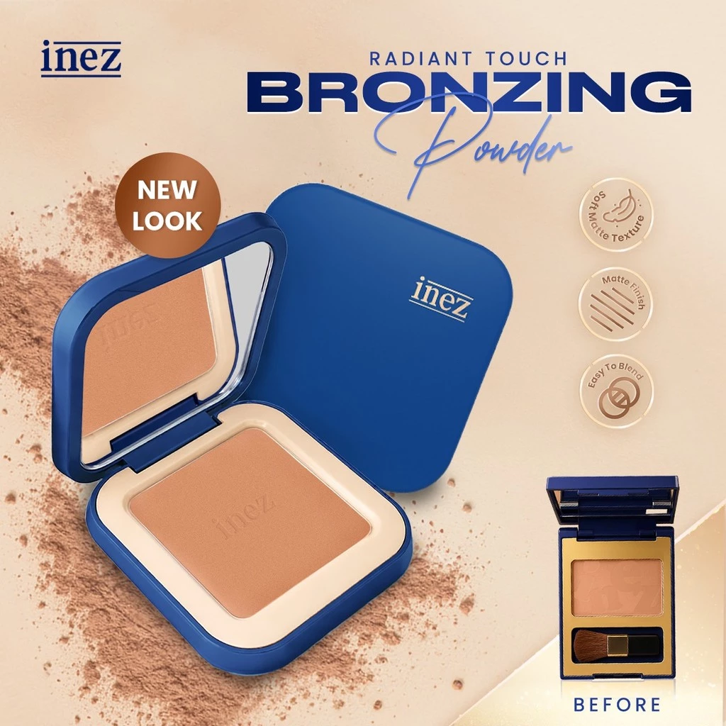 Pratinjau Inez CCP Radiant Touch Bronzing Powder - Pistachio